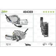Valeo Front/Rear Wiper Motor Rear 404369