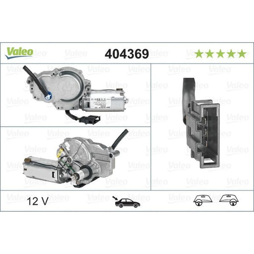 Valeo Front/Rear Wiper Motor Rear 404369
