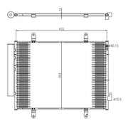NRF Air Conditioning Condenser 350371