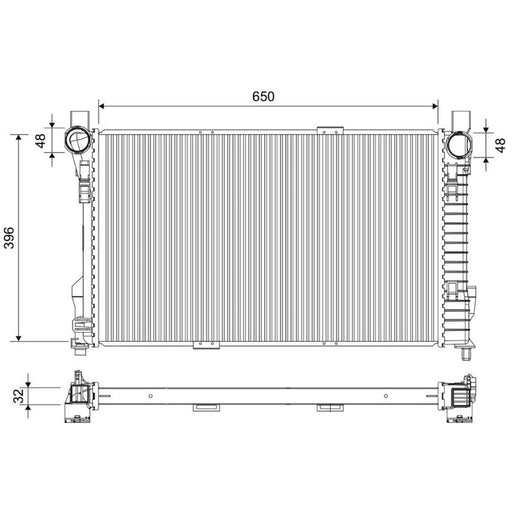 Valeo Engine Radiator 701869