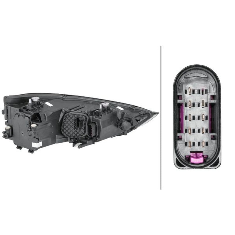Hella Headlight Headlamp H7 Left 1LG 354 838-031