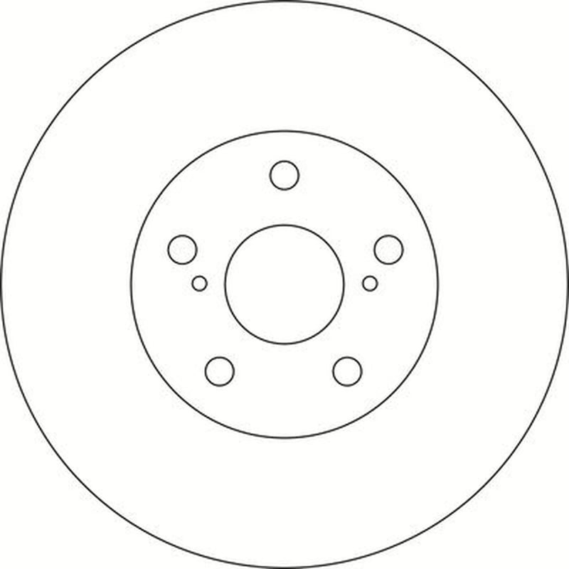 Abtex 2 x Vented Front Brake Discs BD1495V