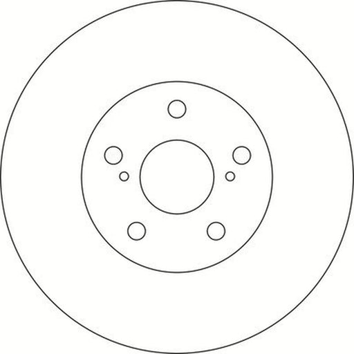 Abtex 2 x Vented Front Brake Discs BD1495V