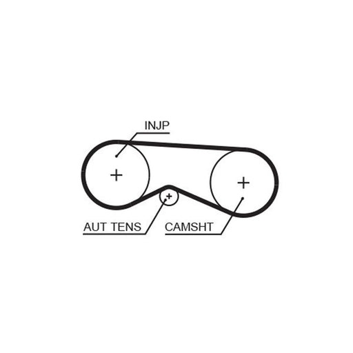 Gates Timing Belt Cambelt 87 Teeth 5531XS