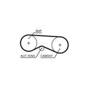 Gates Timing Belt Kit with Rollers K025557XS