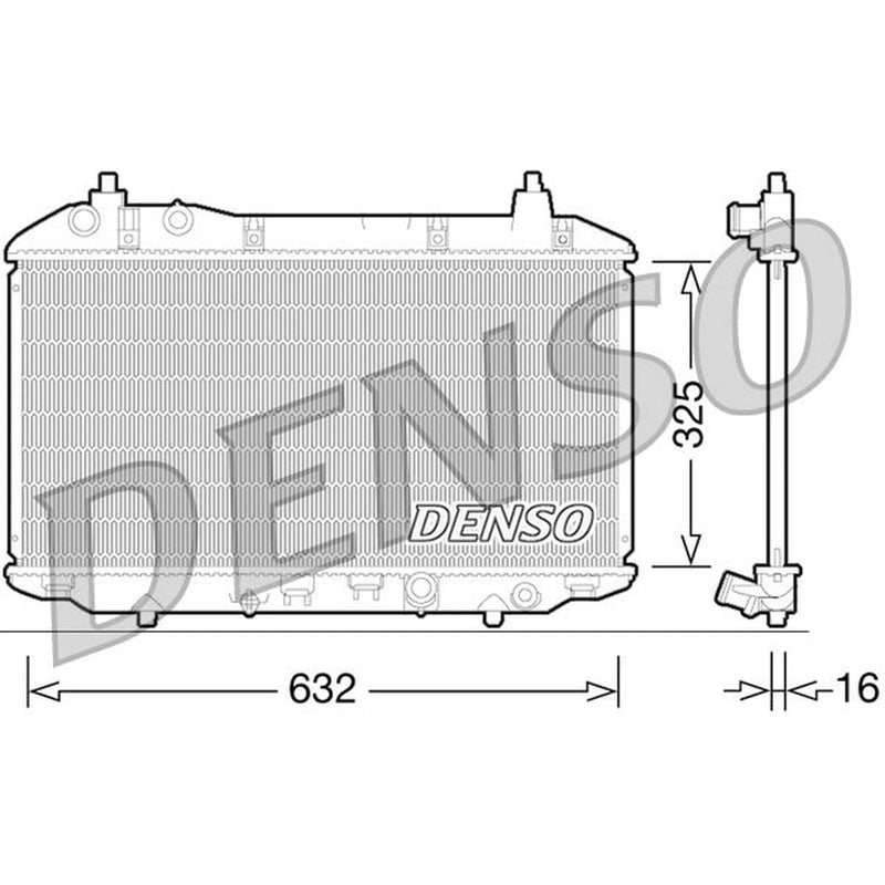 Denso Engine Radiator DRM40031