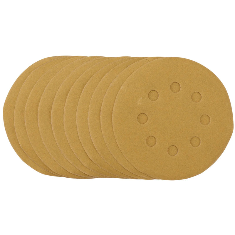 Draper Sanding Discs 125mm 240 Grit Pack of 10