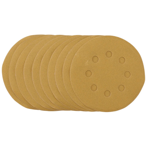 Draper Sanding Discs 125mm 240 Grit Pack of 10