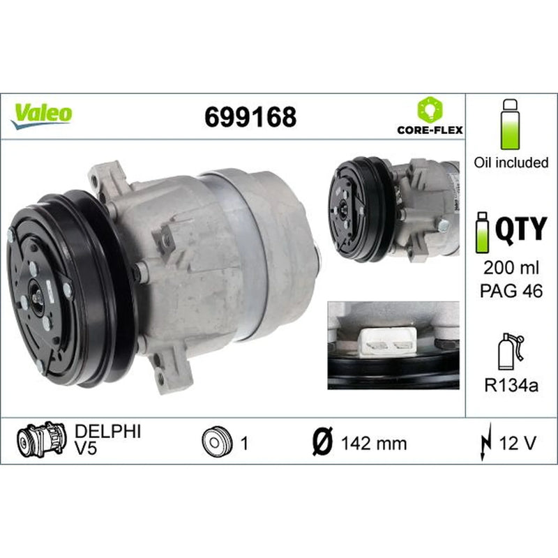 Valeo Air Conditioning Compressor 699168