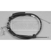 Borg & Beck Handbrake Cable Left Rear BKB3053