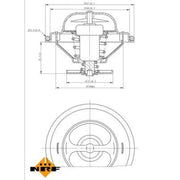 NRF Thermostat,Coolant 725114