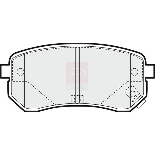 Apec Rear Brake Pad Set PD3124