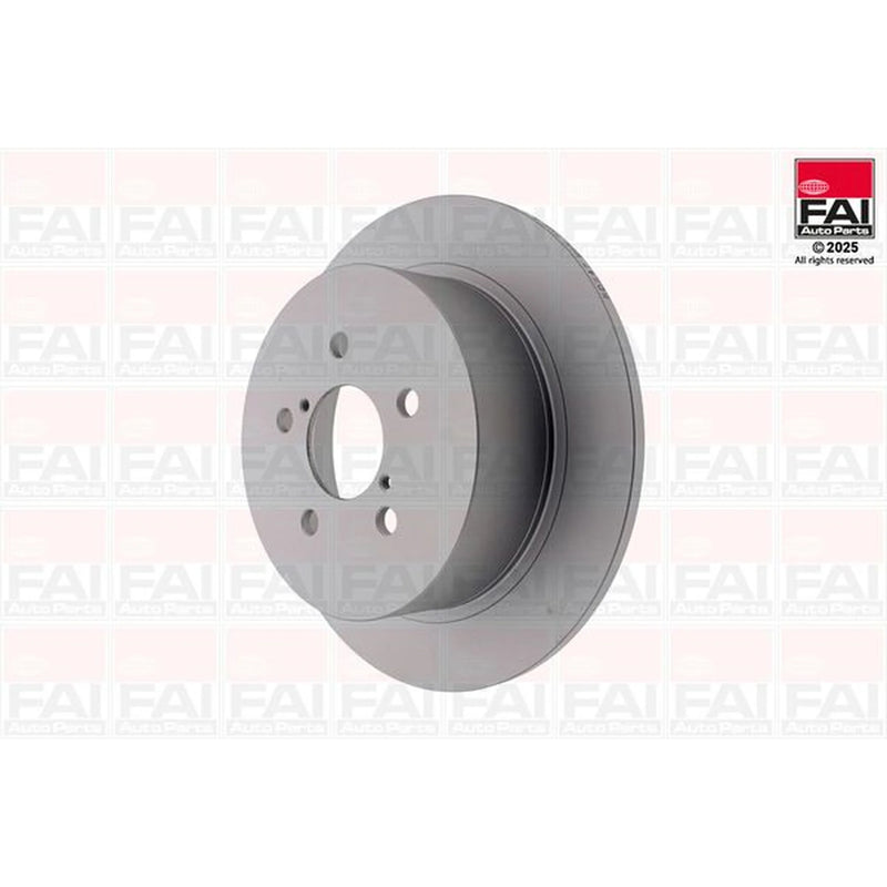 FAI 2 x Solid Rear Brake Discs BD247