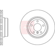 Apec 2 x Vented Rear Brake Discs DSK2603