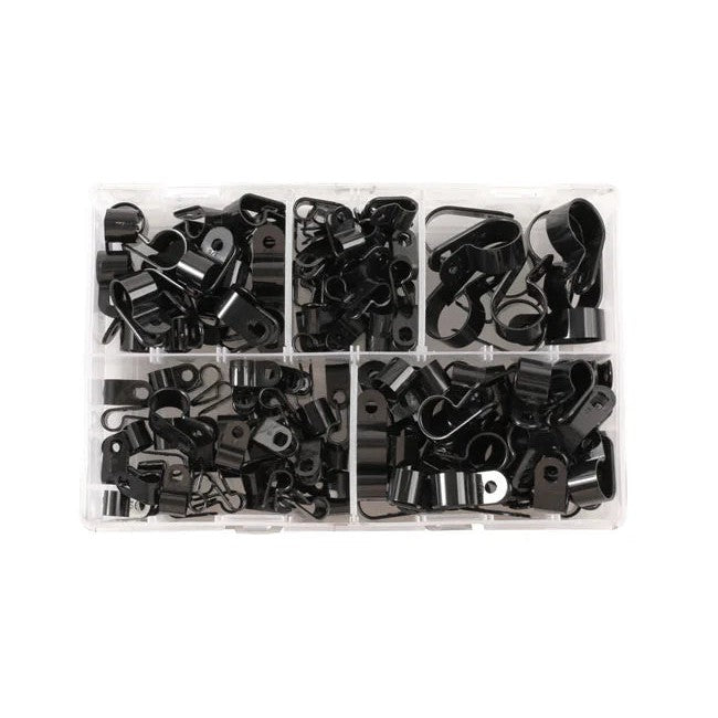 Connect Assorted Nylon P Clips Box 160pc - CPL
