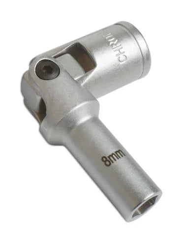 Laser Tools Universal Joint Glow Plug Socket 3/8-12"D