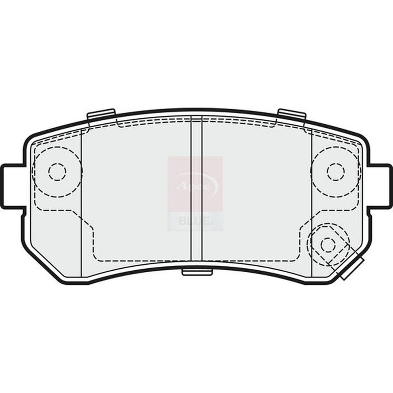 Apec Rear Brake Pad Set PD3206