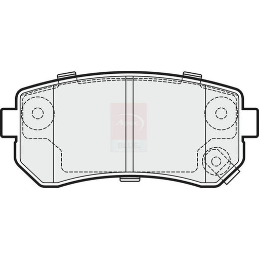 Apec Rear Brake Pad Set PD3206