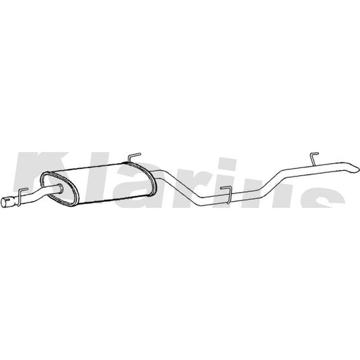 Klarius Box With Tail Pipe Rear MZ419D