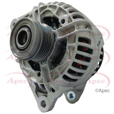 APEC AAL1422 Alternator 6 Ribs 12V Voltage 120A Fits Porsche 911 Boxster APEC - Town Parts