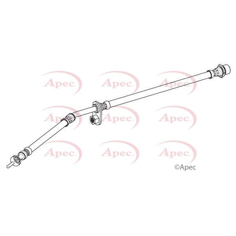 Apec Brake Hydraulic Hose Line Front Right HOS4287