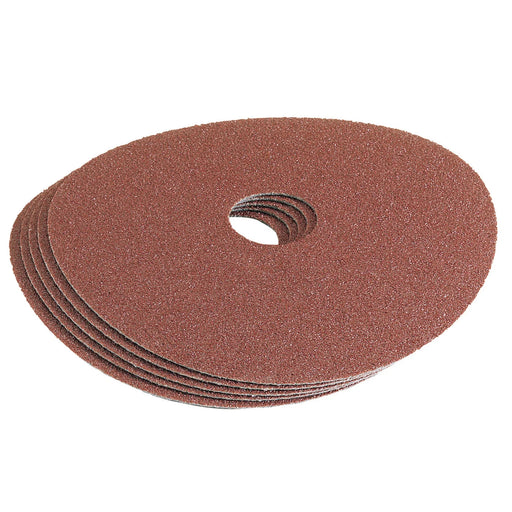 Draper Aluminium Oxide Sanding Disc 115mm 60 Grit Pack of 5