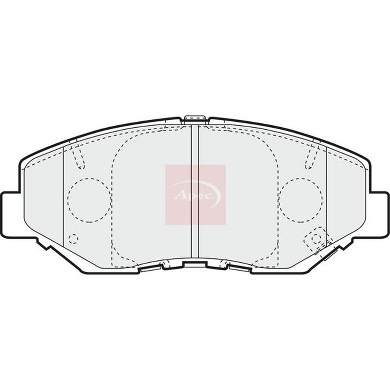 Apec Front Brake Pad Set PAD1284