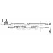 Borg & Beck Brake Pad Wear Sensor Front BWL3184