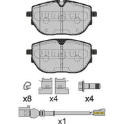 Juratek Front Brake Pad Set JCP4059