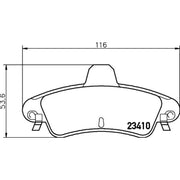 DON Rear Brake Pad Set PCP1339