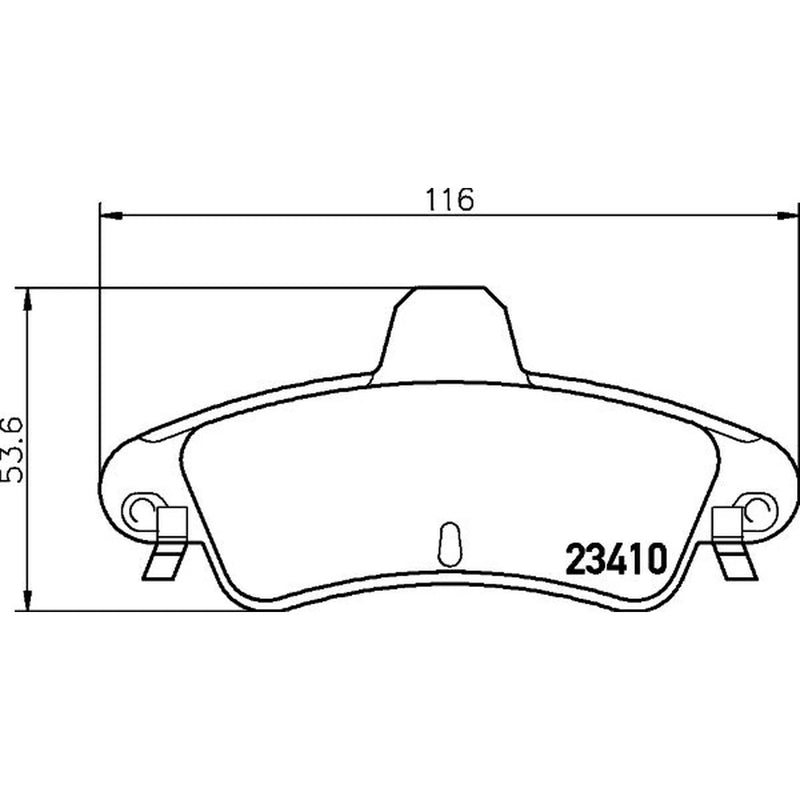 DON Rear Brake Pad Set PCP1339