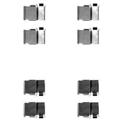 Textar Brake Pad Accessory Fitting Kit Rear 82510200