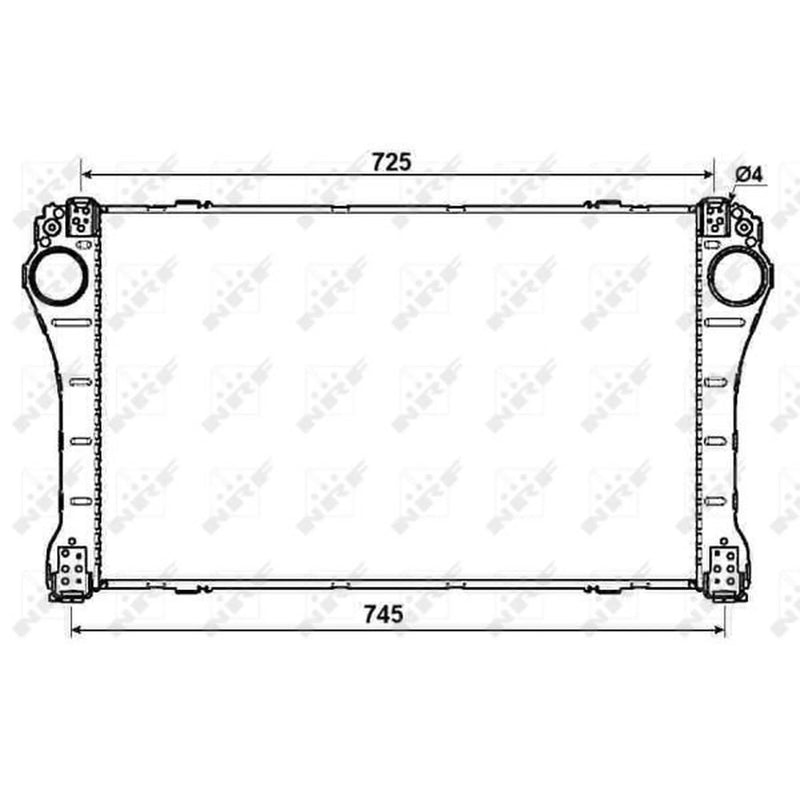 NRF Intercooler (Charge Air Cooler) 30243