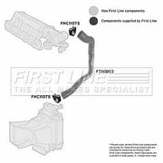 First Line Intercooler Turbo Charge Air Hose FTH1003