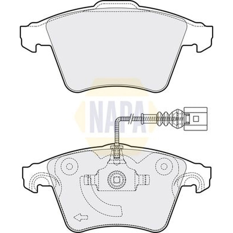 NAPA Front Brake Pad Set NBP1697