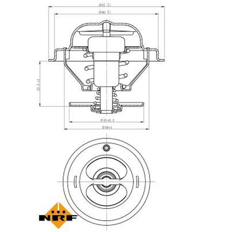 NRF Thermostat,Coolant 725185