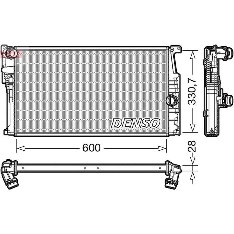 Denso Engine Radiator DRM05015