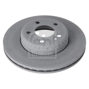 Febi 2 x Internally Vented Front Brake Discs 1003477
