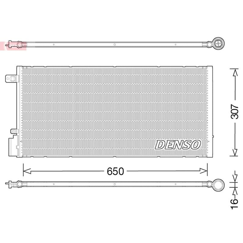 Denso Air Conditioning Condenser DCN15005