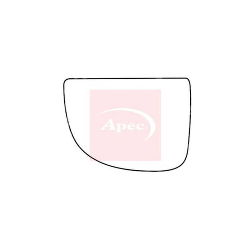 Apec Exterior Wing Mirror Glass Left AMS2759