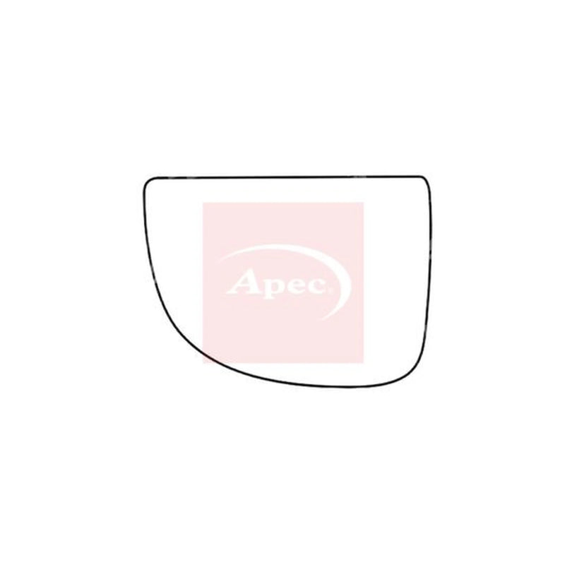 Apec Exterior Wing Mirror Glass Left AMS2759