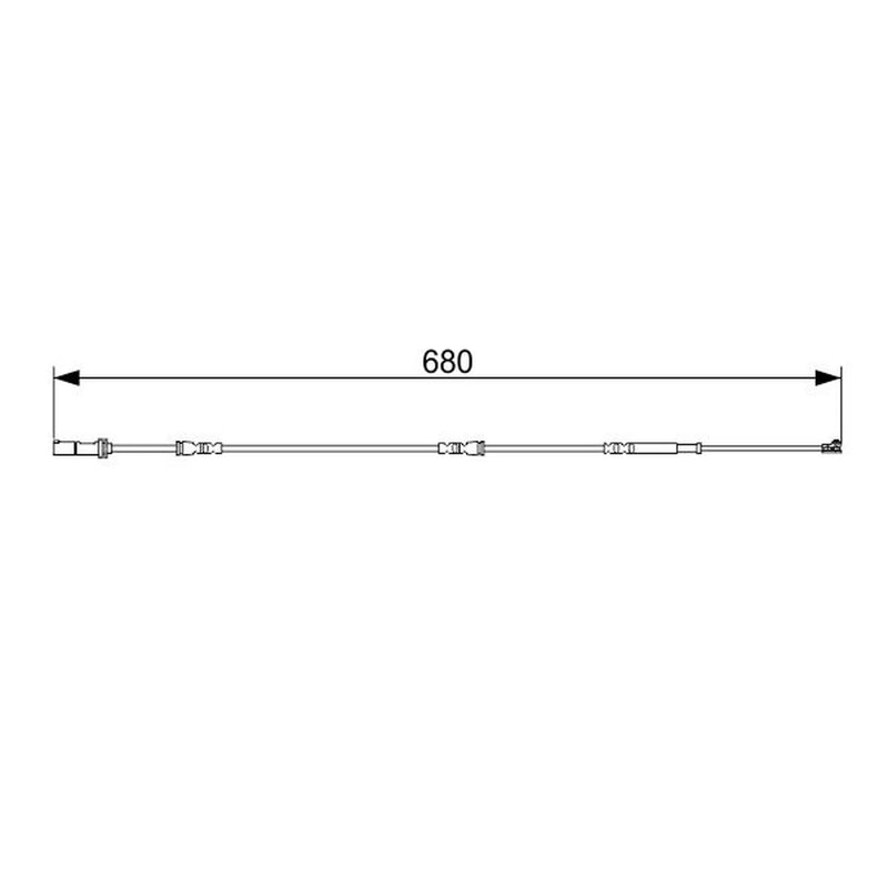 Bosch Brake Pad Wear Sensor Front 1 987 473 568