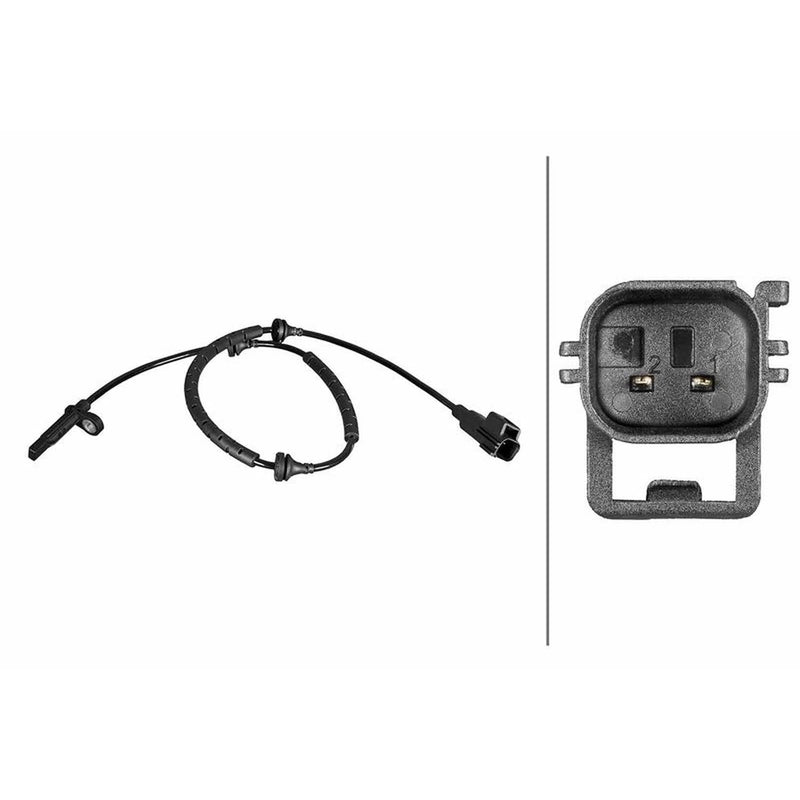 Hella ABS Wheel Speed Sensor Rear 6PU 358 216-411
