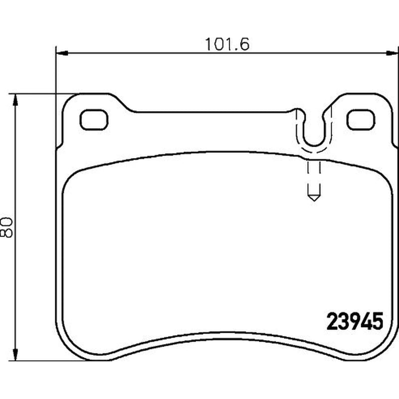 DON Front Brake Pad Set PCP2197