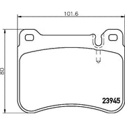 DON Front Brake Pad Set PCP2197