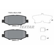 Textar Rear Brake Pad Set 2460201