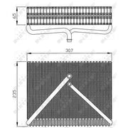 NRF Air Conditioning Evaporator 36116