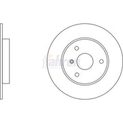 Fahren 2 x Solid Front Brake Discs FBD6261