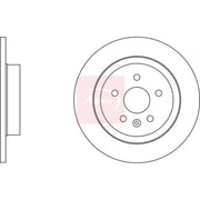 Apec 2 x Solid Rear Brake Discs DSK3193