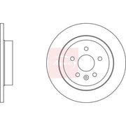 Apec 2 x Solid Rear Brake Discs DSK3193
